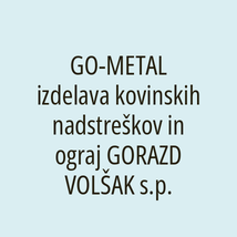GO-METAL izdelava kovinskih nadstreškov in ograj GORAZD VOLŠAK s.p. - Logotip