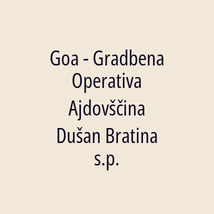 Goa - Gradbena Operativa Ajdovščina Dušan Bratina s.p. - Logotip