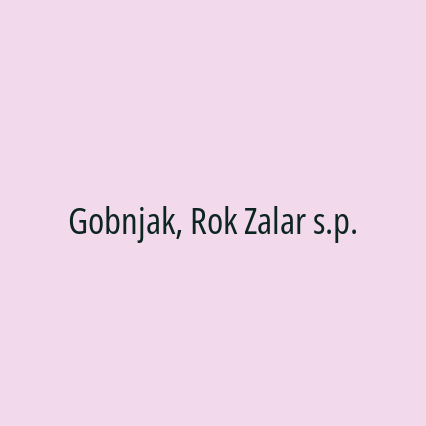 Gobnjak, Rok Zalar s.p. - Logotip