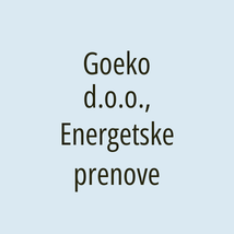 Goeko d.o.o., Energetske prenove - Logotip