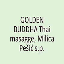 GOLDEN BUDDHA Thai masagge, Milica Pešić s.p. - Logotip