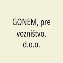 GONEM, prevozništvo, d.o.o. - Logotip