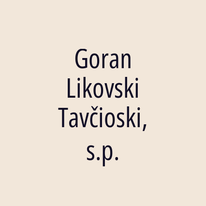 Goran Likovski Tavčioski, s.p. - Logotip