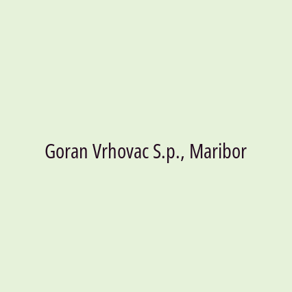 Goran Vrhovac S.p., Maribor - Logotip