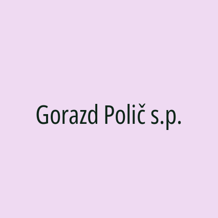 Gorazd Polič s.p. - Logotip