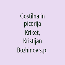 Gostilna in picerija Kriket, Kristijan Bozhinov s.p. - Logotip