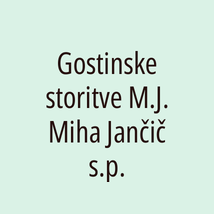 Gostinske storitve M.J. Miha Jančič s.p. - Logotip