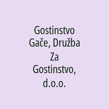 Gostinstvo Gače, Družba Za Gostinstvo, d.o.o. - Logotip