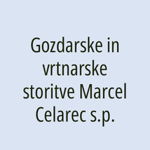 Gozdarske in vrtnarske storitve Marcel Celarec s.p. - Logotip