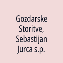Gozdarske Storitve, Sebastijan Jurca s.p. - Logotip
