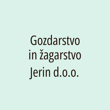 Gozdarstvo in žagarstvo Jerin d.o.o. - Logotip