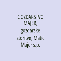 GOZDARSTVO MAJER, gozdarske storitve, Matic Majer s.p. - Logotip