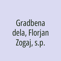 Gradbena dela, Florjan Zogaj, s.p. - Logotip