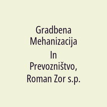 Gradbena Mehanizacija In Prevozništvo, Roman Zor s.p. - Logotip