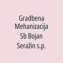 Gradbena Mehanizacija Sb Bojan Seražin s.p. - Logotip