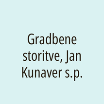 Gradbene storitve, Jan Kunaver s.p. - Logotip