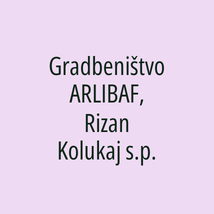 Gradbeništvo ARLIBAF, Rizan Kolukaj s.p. - Logotip