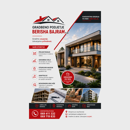 Gradbeništvo , Berisha Argjend s.p. - Logotip