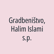 Gradbeništvo, Halim Islami s.p. - Logotip