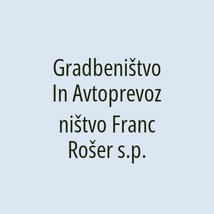 Gradbeništvo In Avtoprevozništvo Franc Rošer s.p. - Logotip