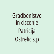 Gradbenistvo in ciscenje Patricija Ostrelic s.p - Logotip