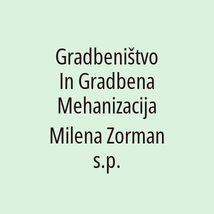 Gradbeništvo In Gradbena Mehanizacija Milena Zorman s.p. - Logotip