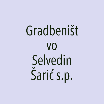 Gradbeništvo Selvedin Šarić s.p. - Logotip