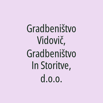 Gradbeništvo Vidovič, Gradbeništvo In Storitve, d.o.o. - Logotip