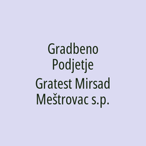 Gradbeno Podjetje Gratest Mirsad Meštrovac s.p. - Logotip