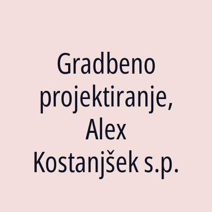 Gradbeno projektiranje, Alex Kostanjšek s.p. - Logotip