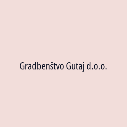 Gradbenštvo Gutaj d.o.o. - Logotip