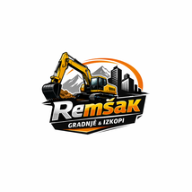 Gradnje & Izkopi Remšak doo - Logotip