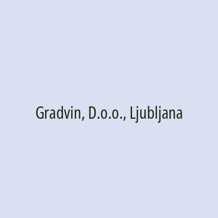 Gradvin, D.o.o., Ljubljana - Logotip