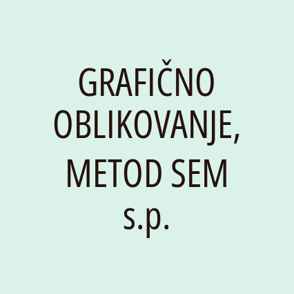 GRAFIČNO OBLIKOVANJE, METOD SEM s.p. - Logotip