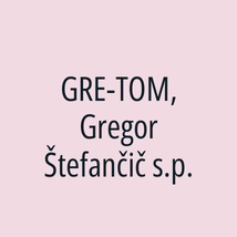 GRE-TOM, Gregor Štefančič s.p. - Logotip