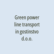 Green power line transport in gostinstvo d.o.o. - Logotip