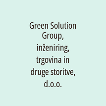 Green Solution Group, inženiring, trgovina in druge storitve, d.o.o. - Logotip
