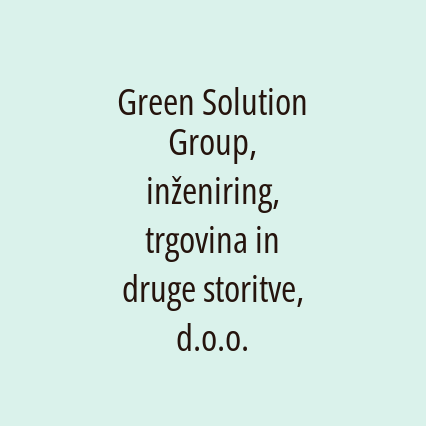 Green Solution Group, inženiring, trgovina in druge storitve, d.o.o. - Logotip