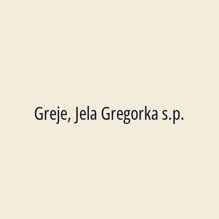 Greje, Jela Gregorka s.p. - Logotip