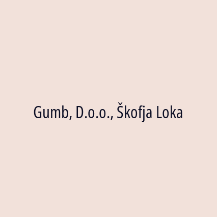 Gumb, D.o.o., Škofja Loka - Logotip