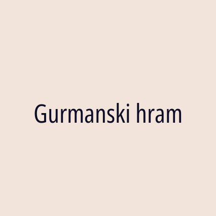 Gurmanski hram - Logotip