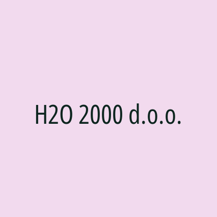 H2O 2000 d.o.o. - Logotip