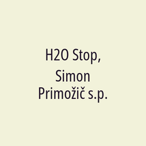 H2O Stop, Simon Primožič s.p. - Logotip