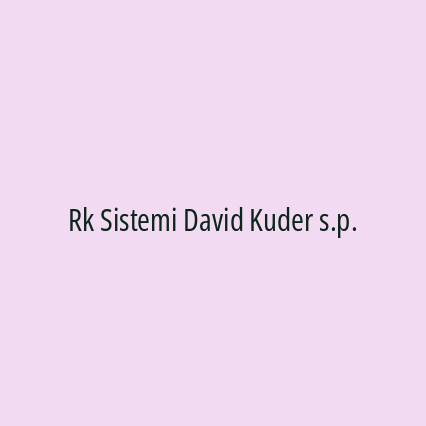 Rk Sistemi David Kuder s.p.