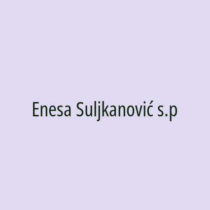 Enesa Suljkanović s.p