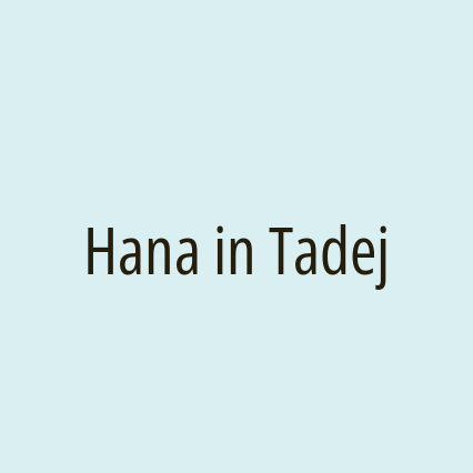 Hana in Tadej - Logotip