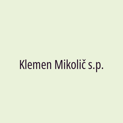 Klemen Mikolič s.p.