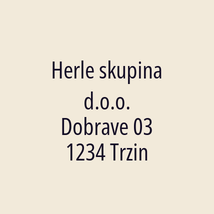 Herle skupina d.o.o. Dobrave 03 1234 Trzin - Logotip