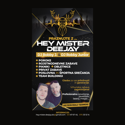 Hey Mister Deejay (DJ Robby J & DJ Robby Junior) - Logotip