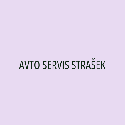 AVTO SERVIS STRAŠEK 